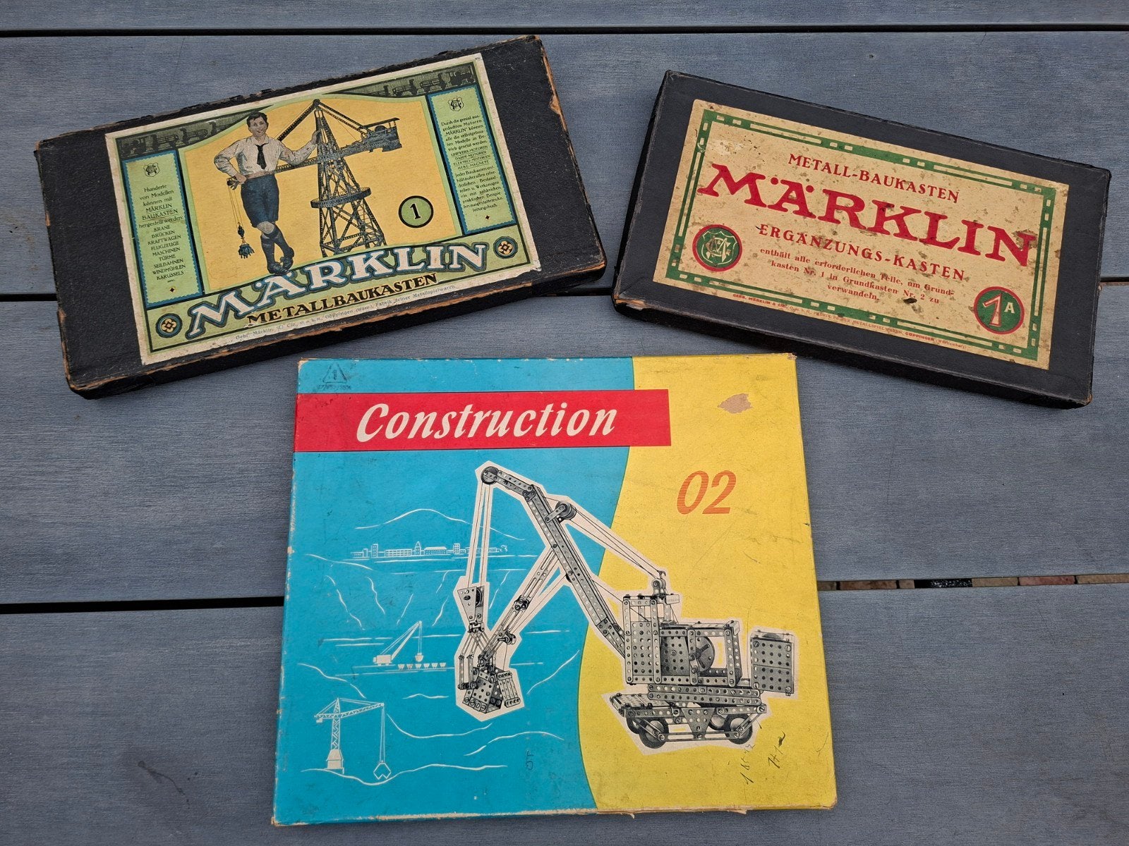 Vintage Marklin Metallbaukasten Constructie Dozen, Ophalen of Verzenden