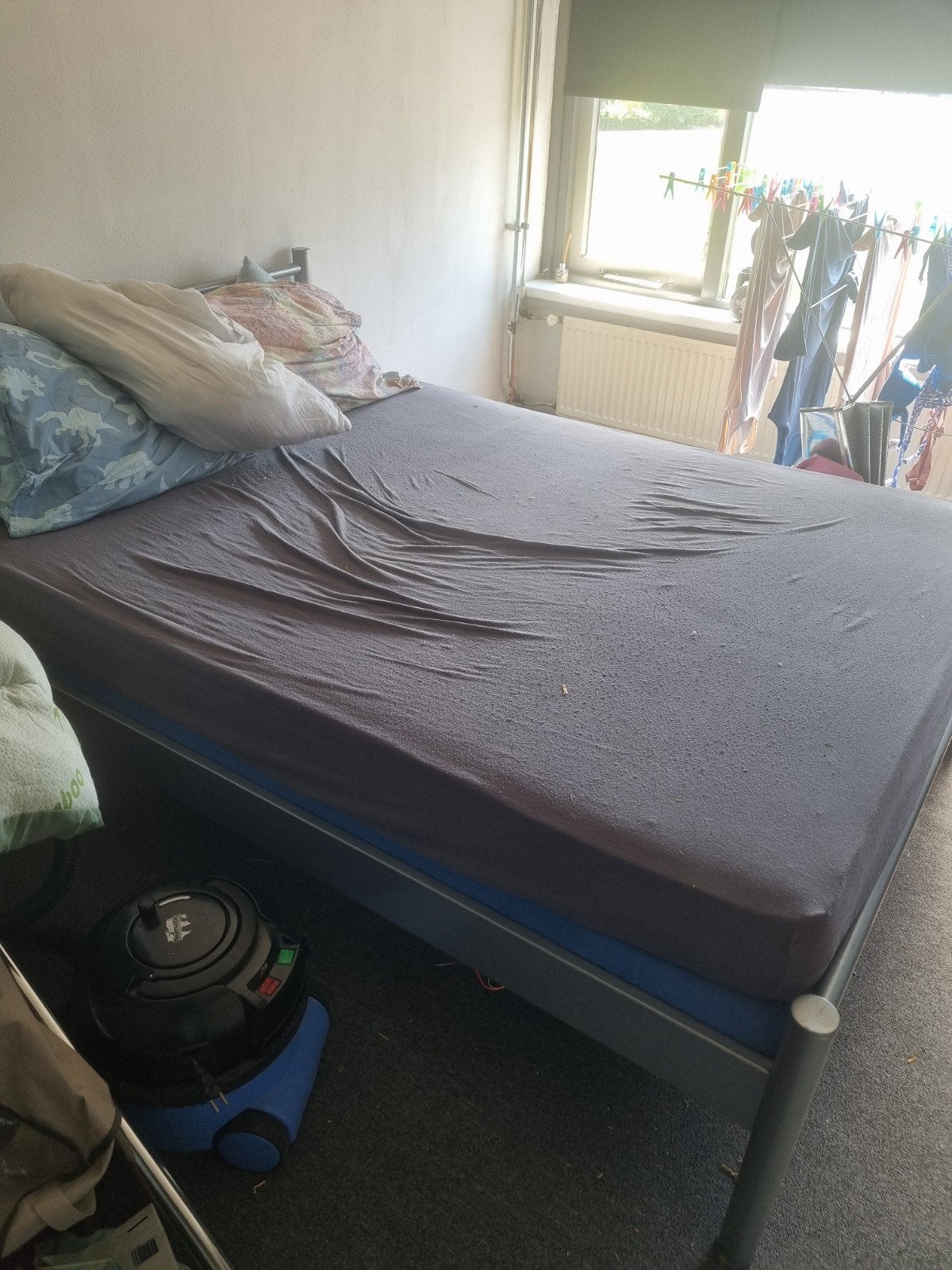 2 persoons bed, Ophalen, Gebruikt, Tweepersoons, 140 cm
