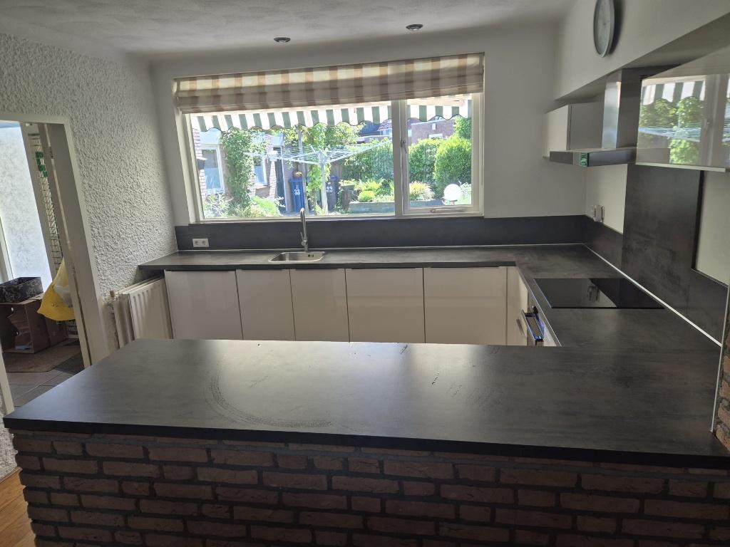 Complete keuken – wit ultra hoogglans (Zelf eruit halen), Ophalen, Gebruikt, U-keuken, Wit