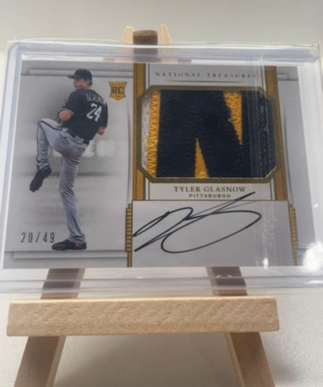 Tyler Glasnow 2017 National Treasures Baseball /25 autograph, Ophalen of Verzenden, Zo goed als nieuw, Overige sporten, Spelerskaart