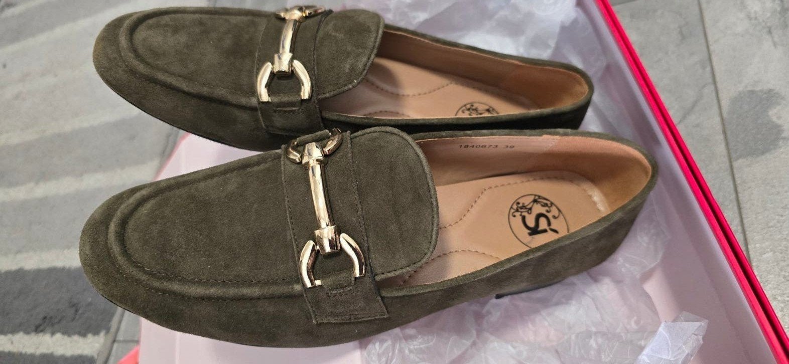 Nieuwe SI loafers dames - Donkergroen - Maat 39, Kleding | Dames, Nieuw, SI, Groen, Ballerina's