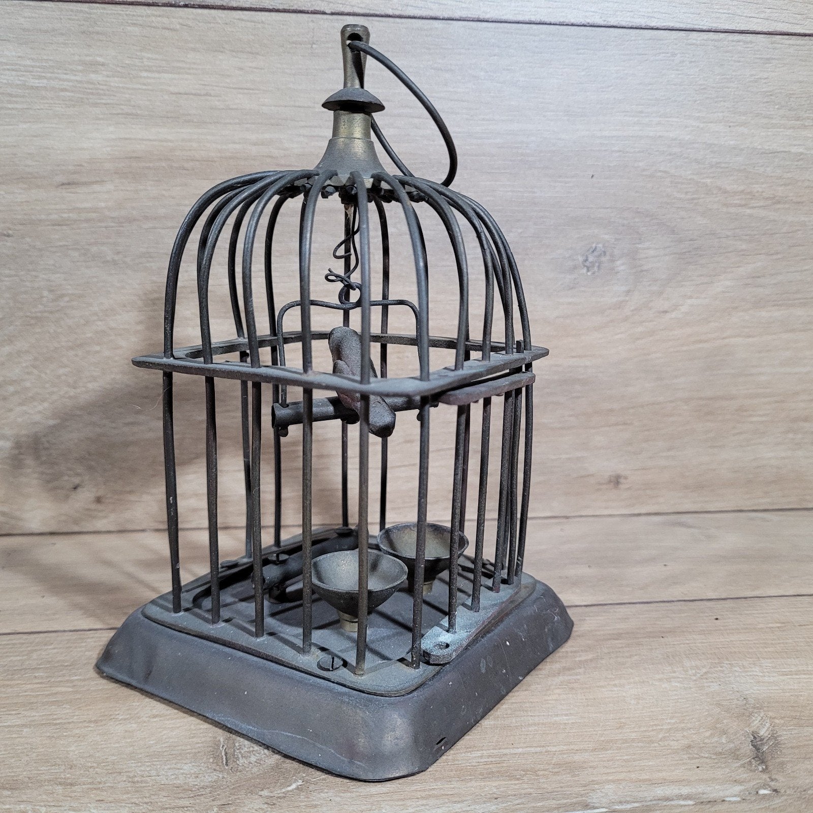 Antiek messing vogelkooitje, Antiek en Kunst, Ophalen of Verzenden