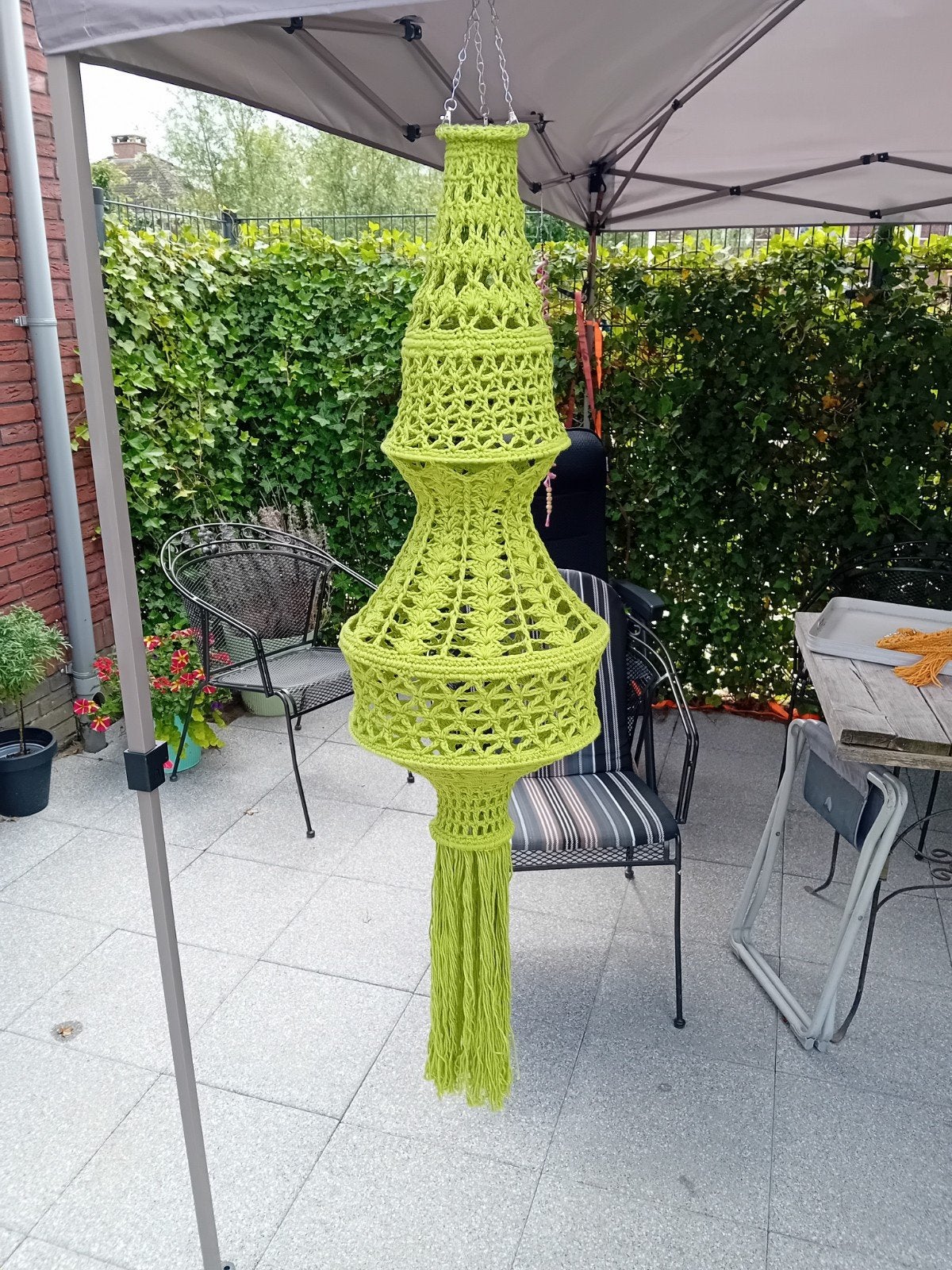 Nieuwe appel groene IBIZA STYLE LAMP, Ophalen of Verzenden, Nieuw