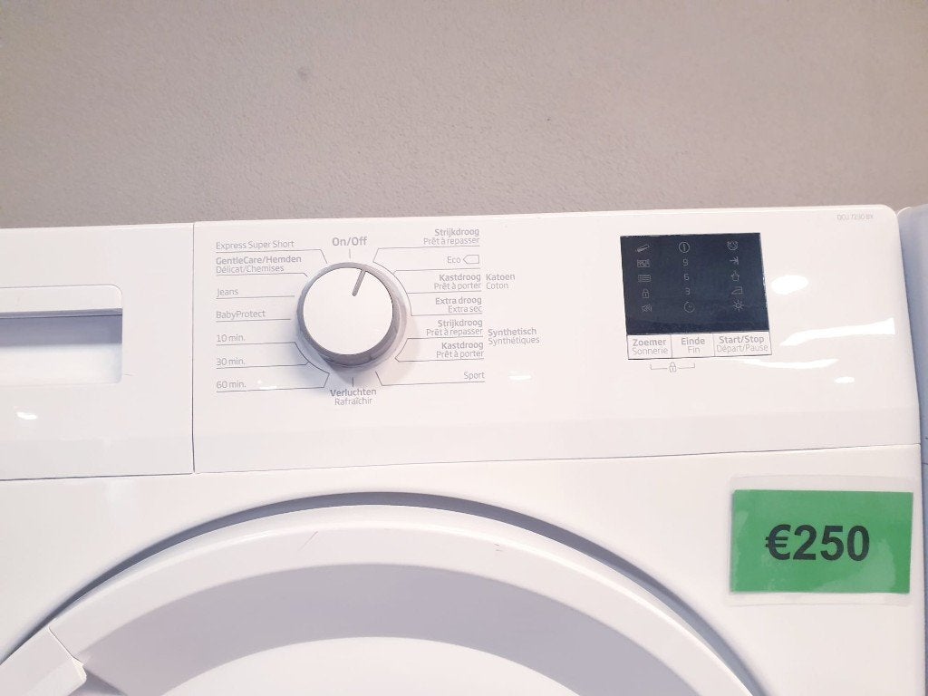 beko condens droger 7kg inc 6 mnd garantie, Ophalen, 6 tot 8 kg, Anti-kreukfase, Zo goed als nieuw
