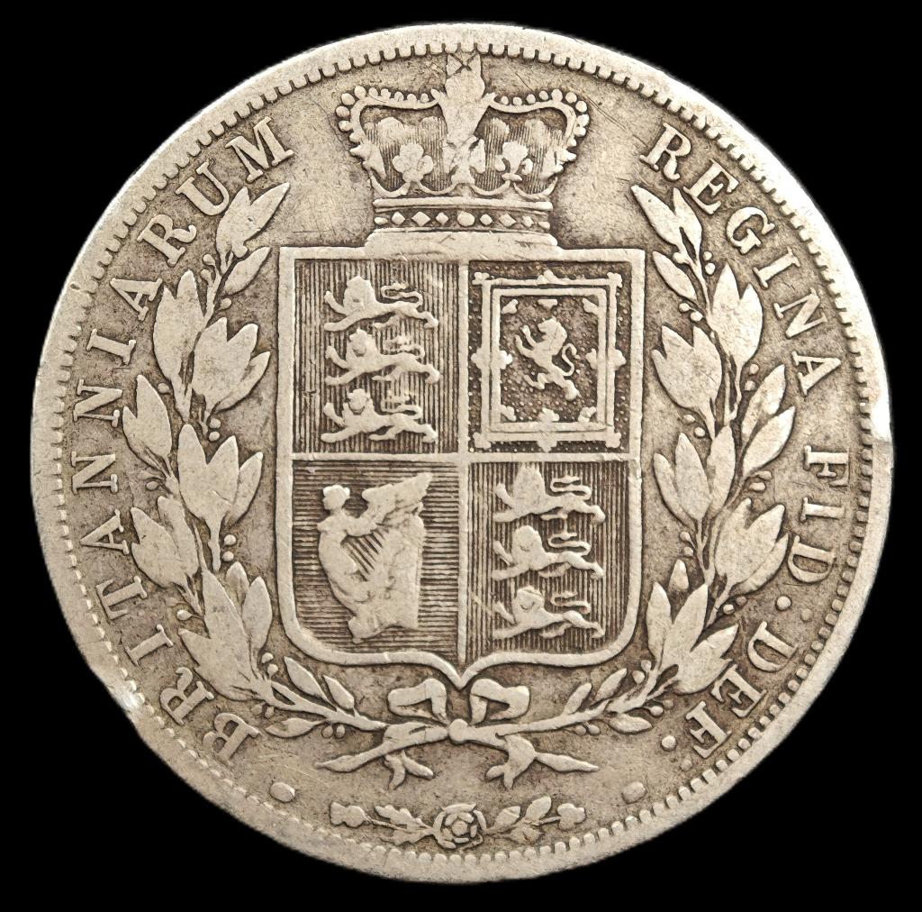 1885 Half Crown Groot-Brittanie Victoria, Verzenden, Overige landen, Losse munt, Zilver