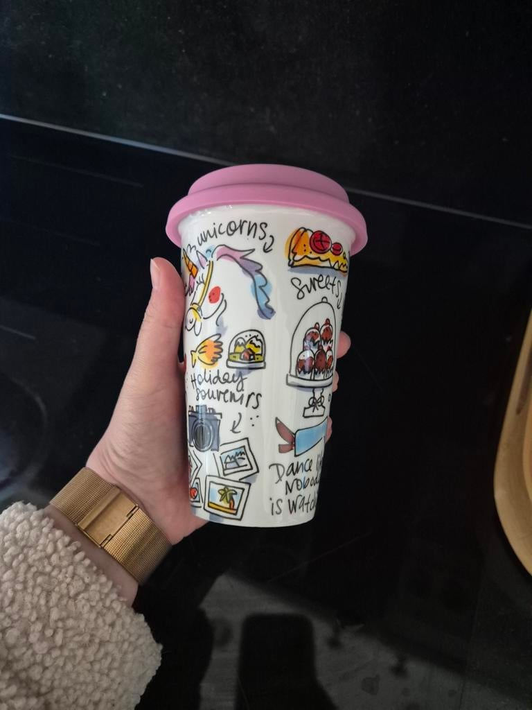 Blond Amsterdam Coffee to go, Huis en Inrichting, Keuken | Servies, Ophalen, Blond Amsterdam, Zo goed als nieuw, Kop(pen) en/of Schotel(s)
