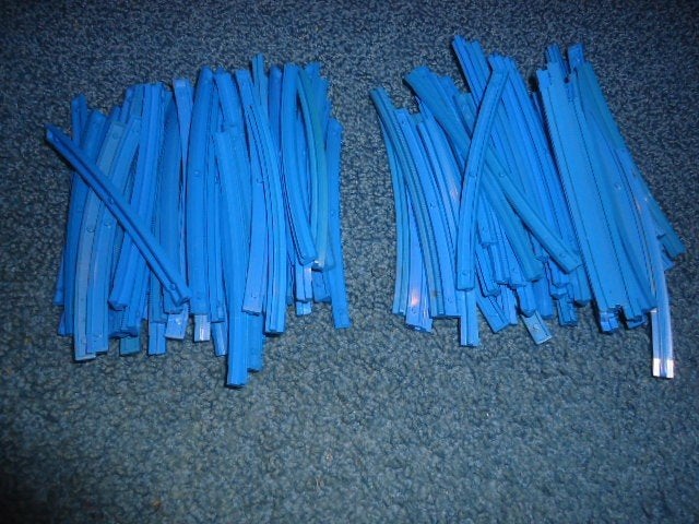Partij Lego trein rails 200x Binnen + 200x buiten bochten