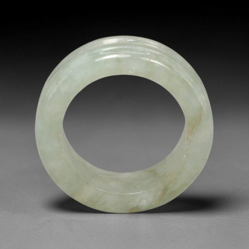 Jadeite jade ring, Sieraden, Tassen en Uiterlijk, Ringen, Ophalen of Verzenden, Nieuw, 17 tot 18, Dame