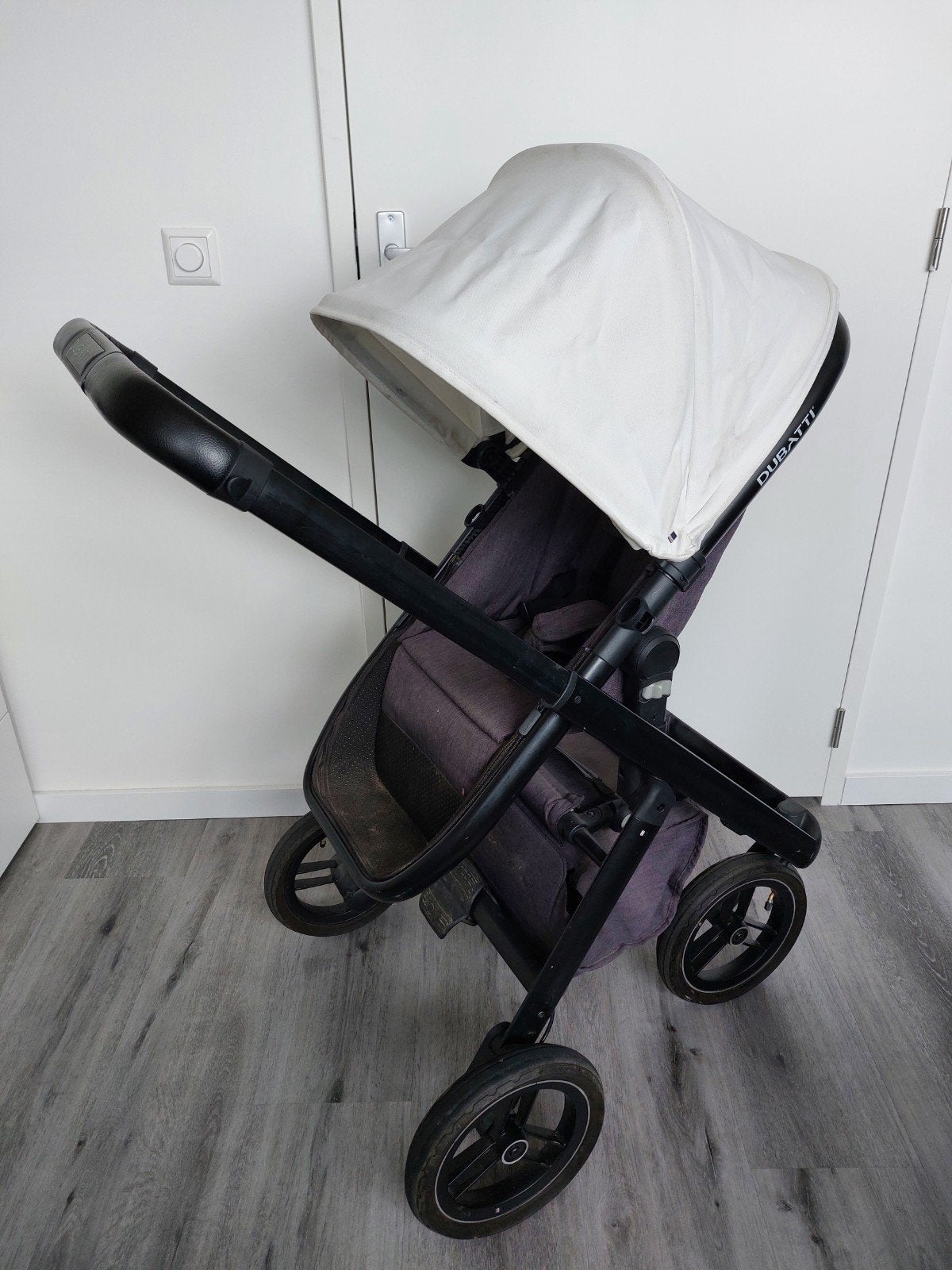 Dubatti kinderwagen met reiswieg, Zo goed als nieuw, Combiwagen, Met reiswieg, Ophalen