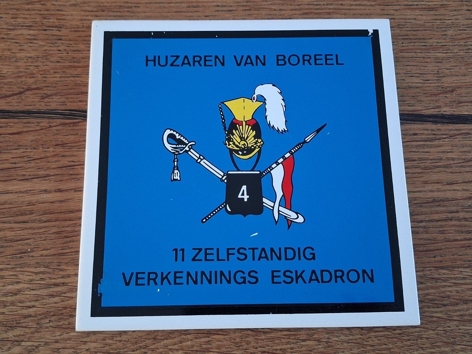 huzaren van boreel tegel, Ophalen of Verzenden, Landmacht, Nederland