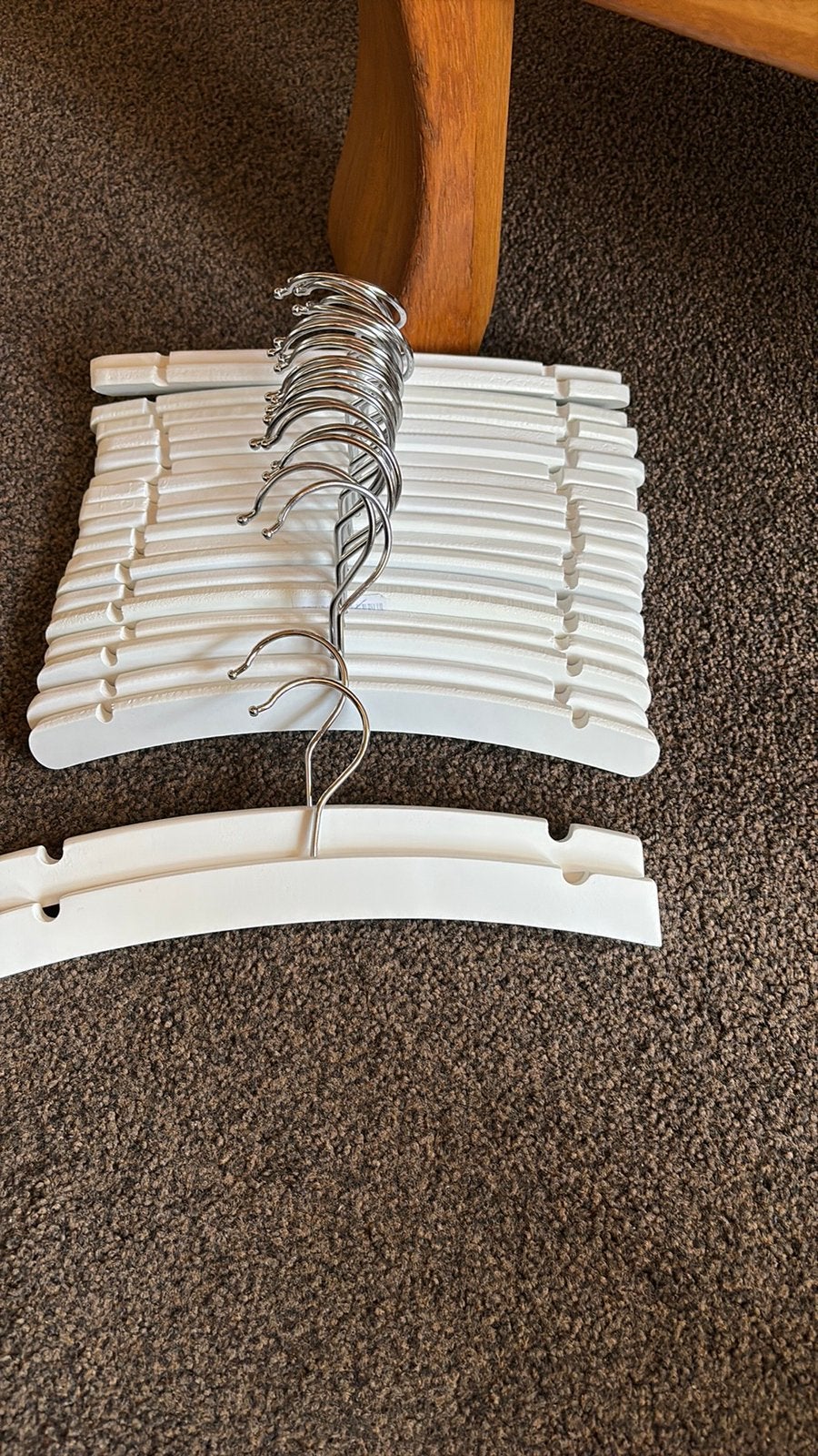 Witte kledinghangers reborn kleding 21 stuks, Verzamelen, Ophalen of Verzenden, Nieuw