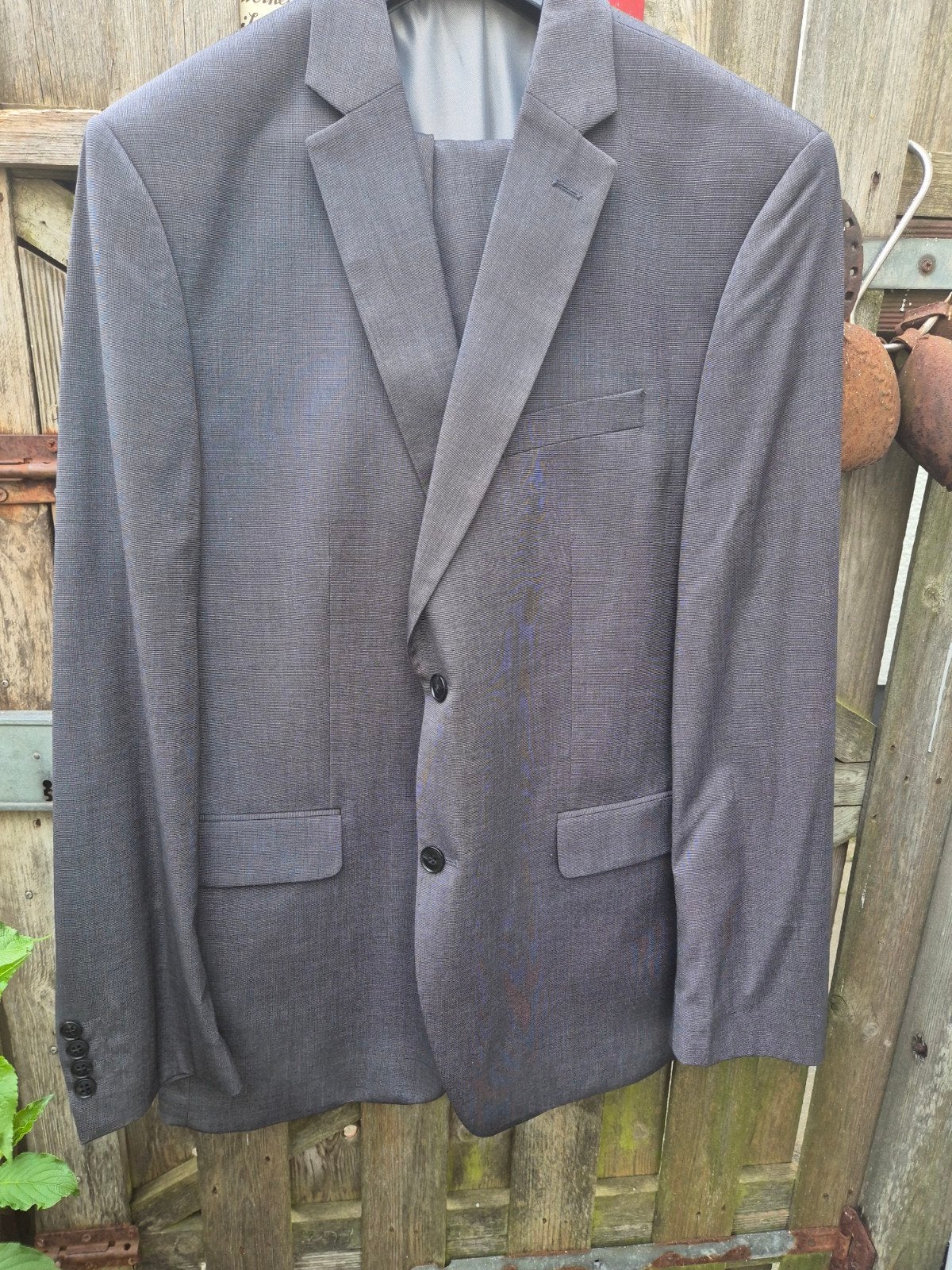 Stijlvol grijs kostuum van C&A, maat 56, Kleding | Heren, Maat 56/58 (XL), Grijs, Gedragen, C&A