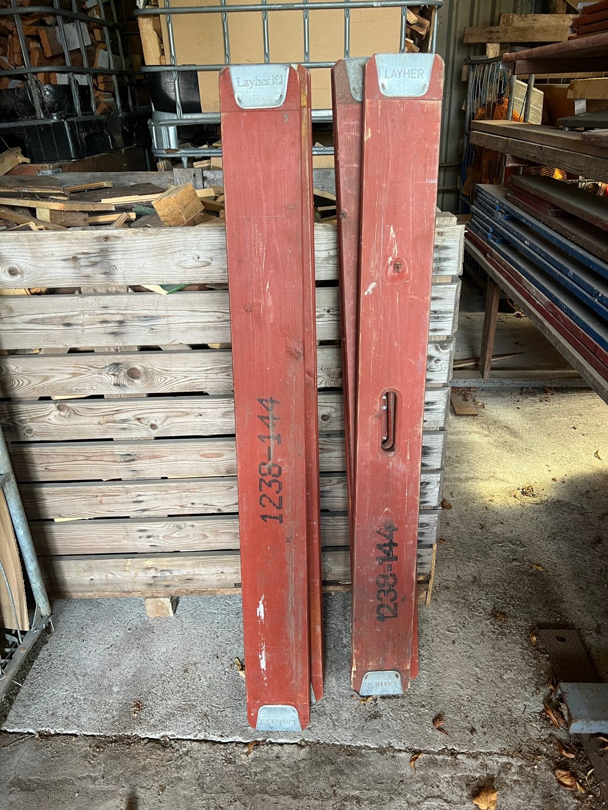 Layher kantplank 1238-145, Ophalen, Gebruikt