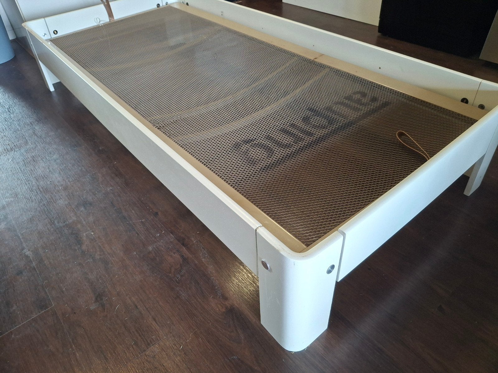 auping auronde wit hxbxl 35x90x200cm, Ophalen, 90 cm, Eenpersoons, Wit