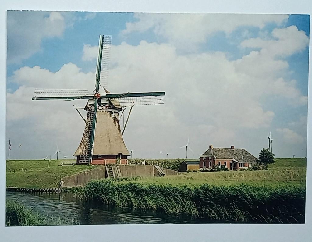 Uithuizermeeden ( Gr. ) Molen De Goliath m.molenaars woning, Verzamelen, Ansichtkaarten | Nederland, Verzenden, 1980 tot heden