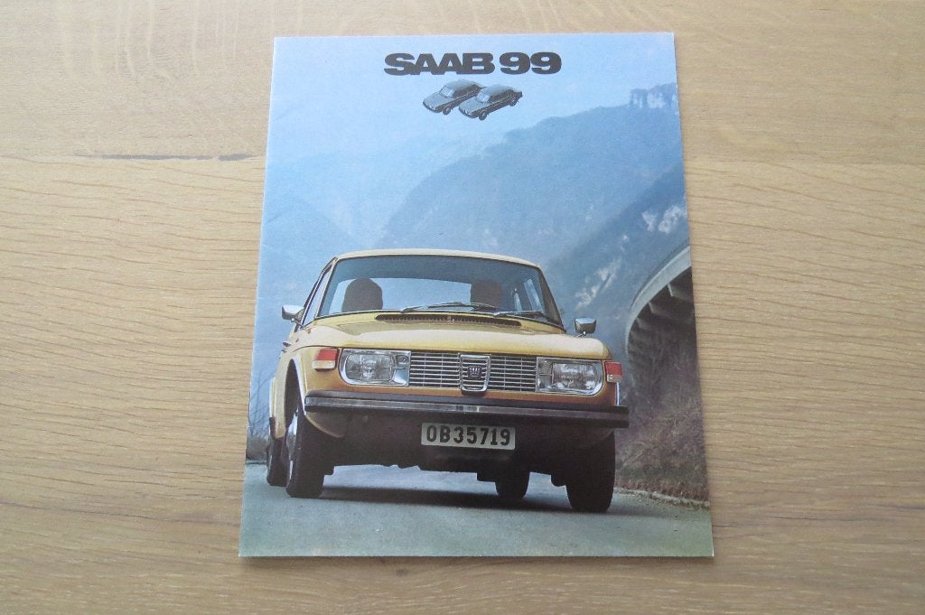 Originele catalogus SAAB 99 (1972), Verzenden, Zo goed als nieuw, Algemeen