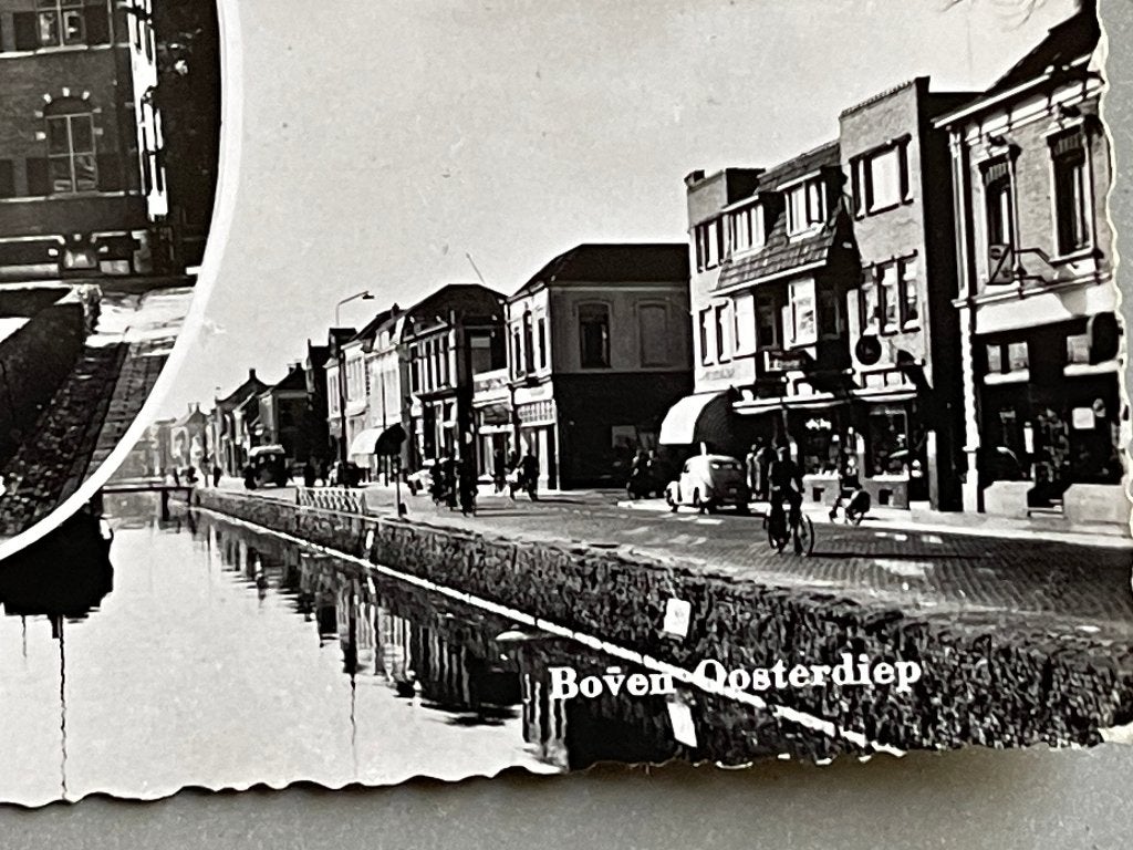 gelopen ansichtkaart van Veendam uit de jaren 50, Ophalen of Verzenden, 1940 tot 1960, Gelopen, Groningen