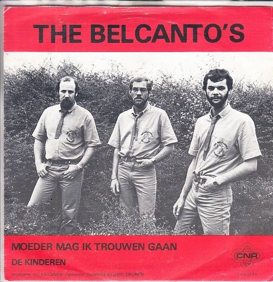 the belcanto's - moeder mag ik trouwen gaan ( 1981/piraat), Cd's en Dvd's, Vinyl Singles, Fotohoes, Ophalen of Verzenden, Zo goed als nieuw