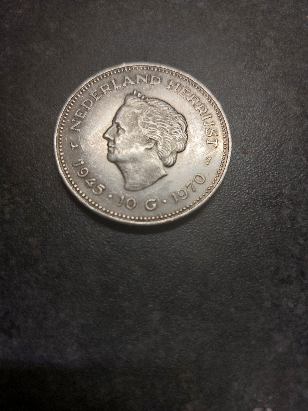 Zilveren 10 gulden 1970, Ophalen, Koningin Juliana, 10 gulden, Zilver