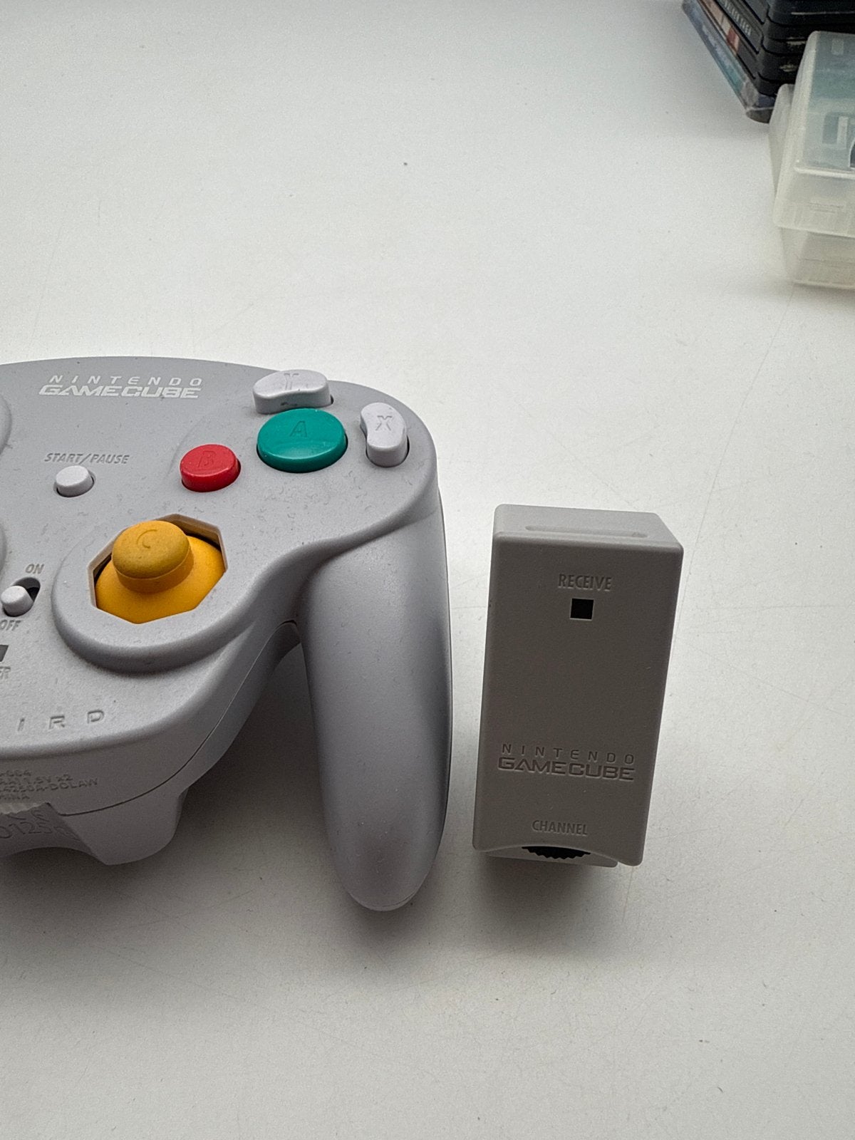 Nintendo GameCube WaveBird Draadloze Controller, Game, Cube, Ophalen of Verzenden, Zo goed als nieuw