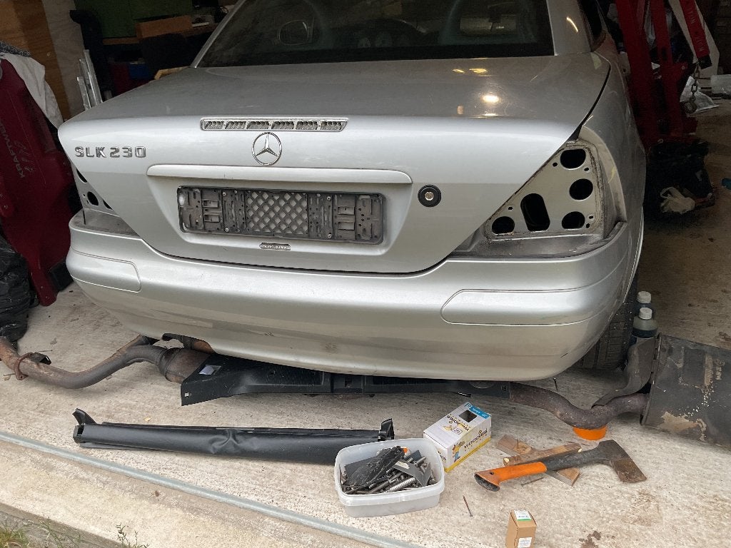 Kofferbakdeksel slk r170, Ophalen, Gebruikt, Mercedes-Benz, Achterklep