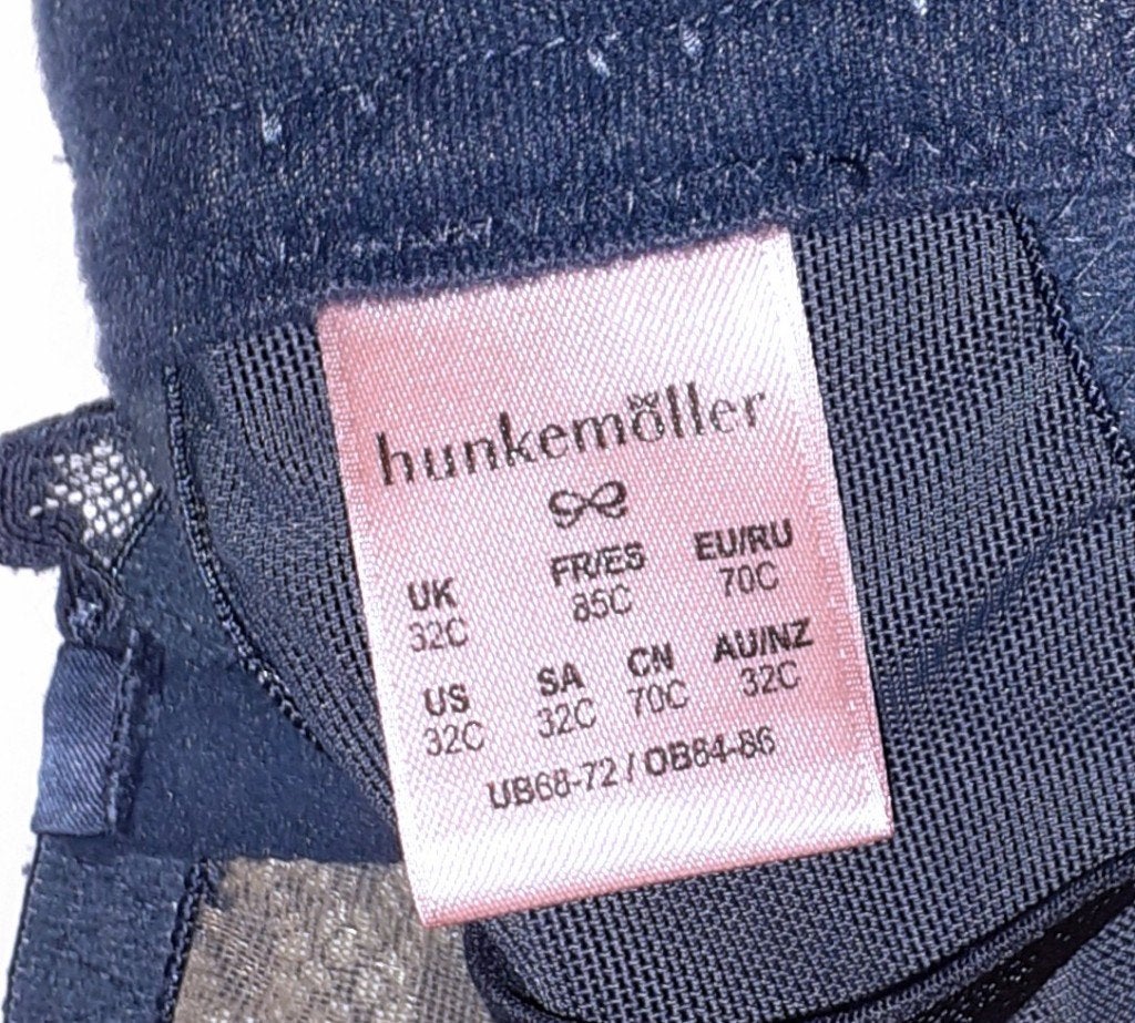 push up bh blauw corset 70C Lotta Hunkemoller, Ophalen of Verzenden, Blauw, BH