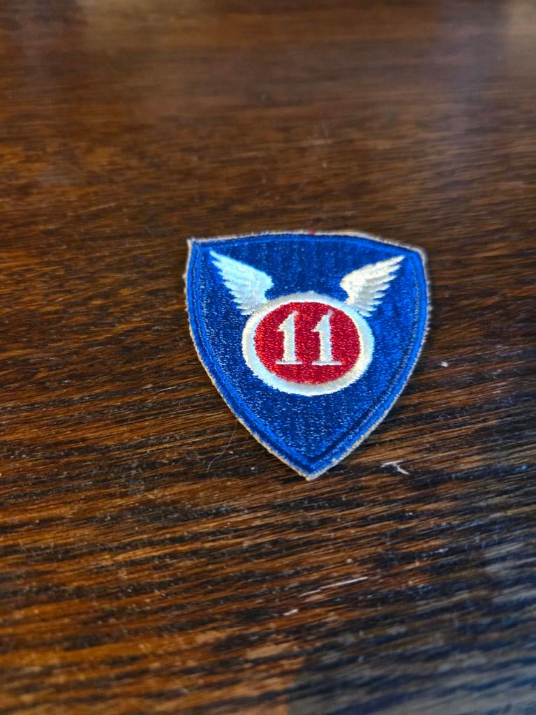 Ww2 us 11th airborne patch, Verzamelen, Militaria | Tweede Wereldoorlog, Ophalen of Verzenden, Amerika, Embleem of Badge