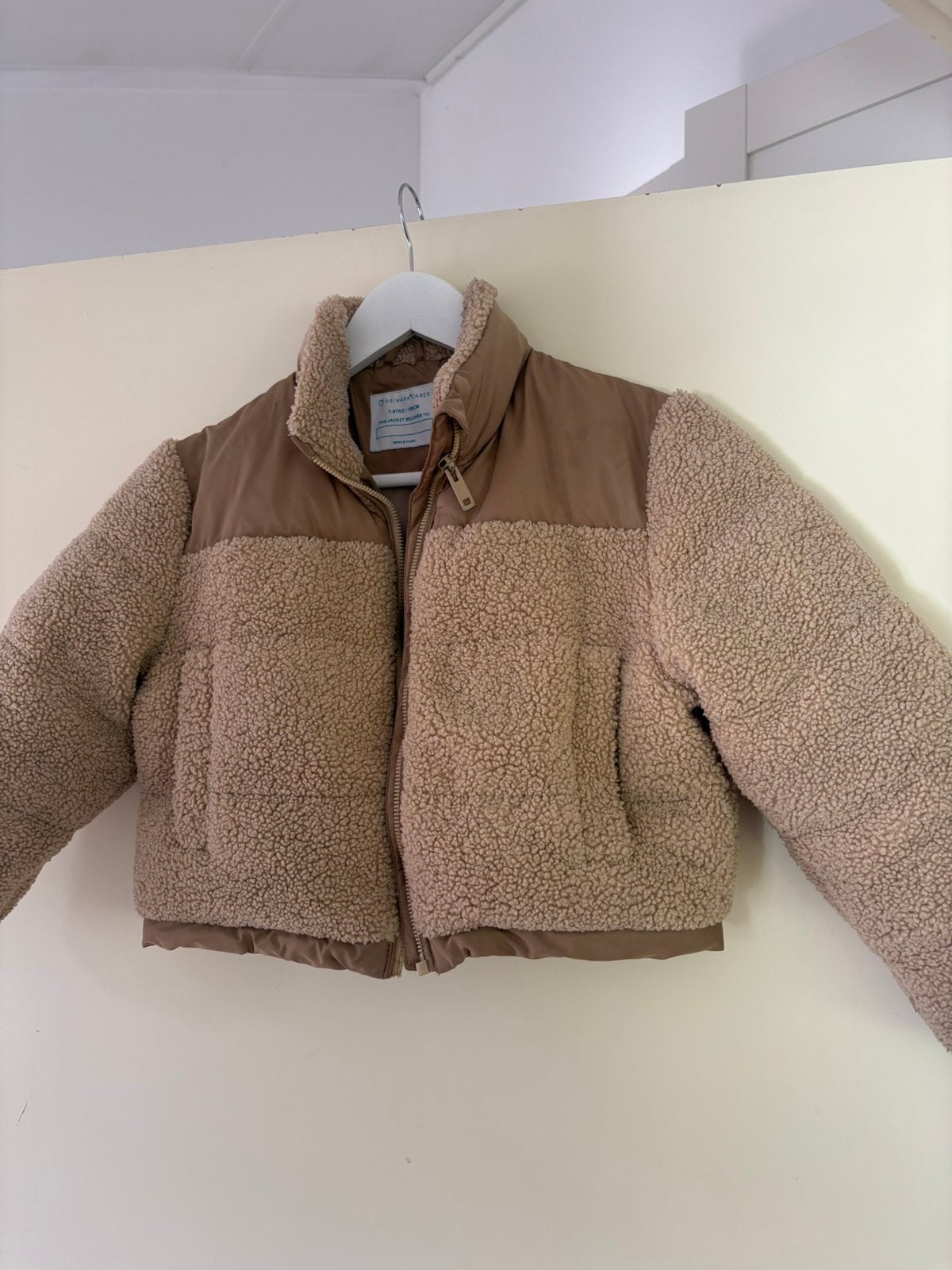 Teddy jas maat 128, Verzenden, Zo goed als nieuw, Meisje, Jas