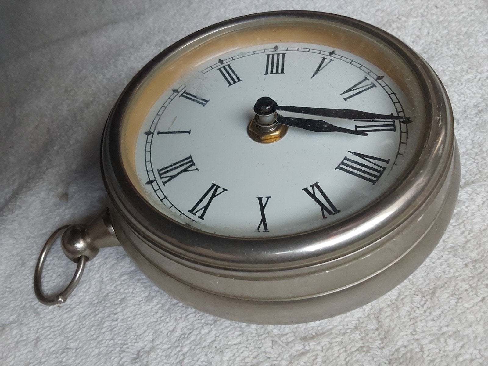 XL ZAKHORLOGE KLOK REPRO WANDKLOK OUDE LOOK ANTIEK JAREN UUR, Ophalen of Verzenden, Gebruikt, Wandklok