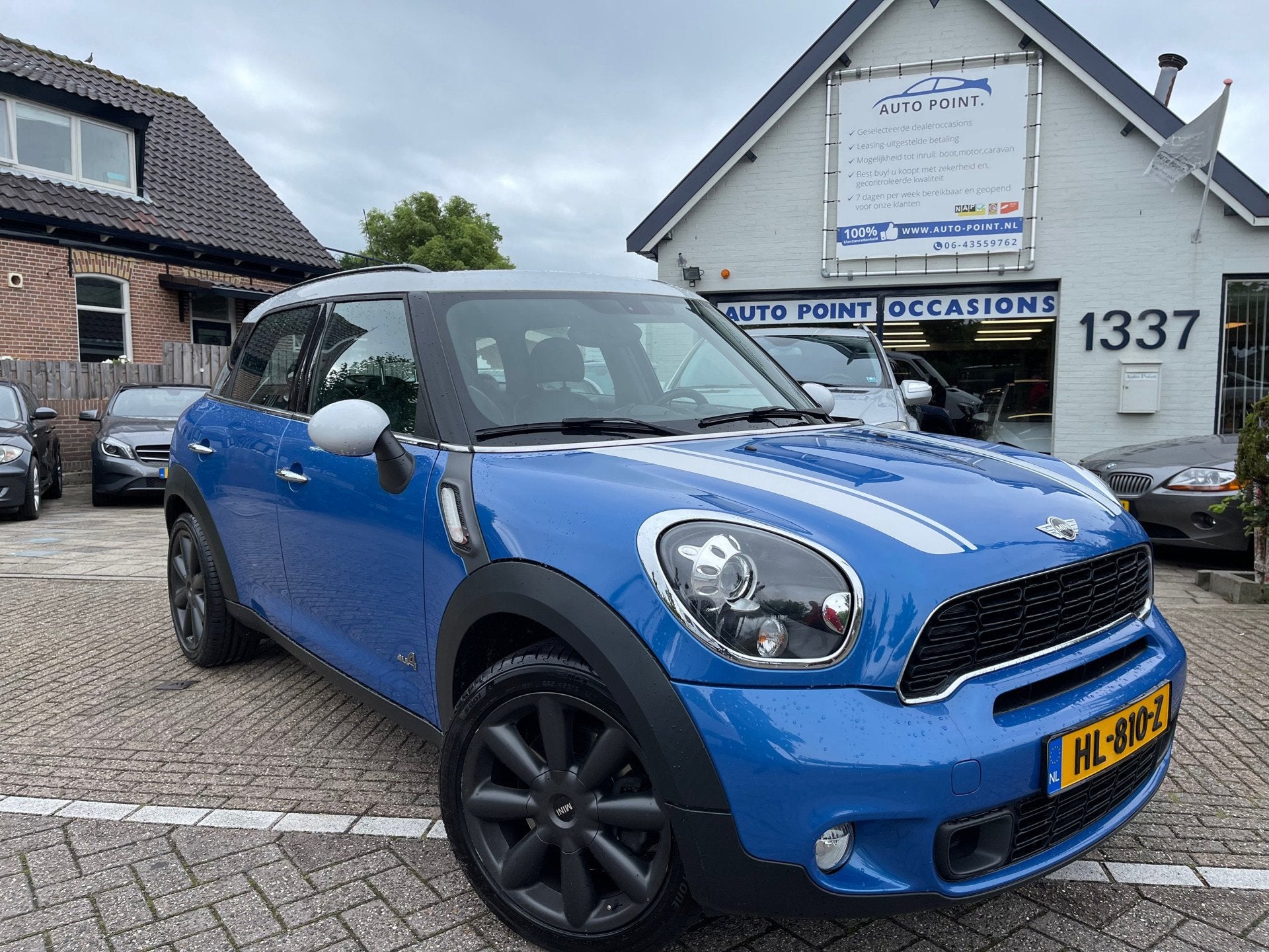Mini Mini Countryman 1.6 COOPER S 185PK 4WD/AUT/LEDER/NAVI/X, Euro 5, 1380 kg, Gebruikt, Zwart