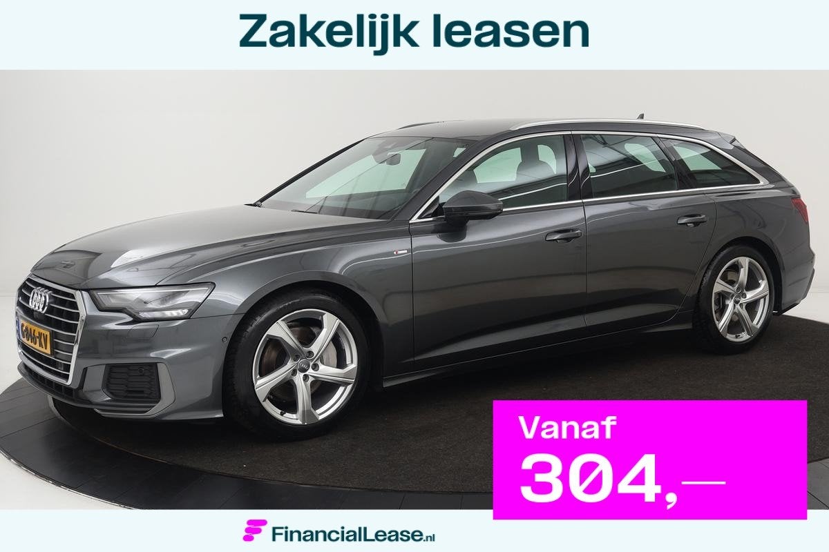 Audi A6 45 TFSI S edition | 360 camera | Sportstoelen | Side, Gebruikt, 4 cilinders, Leder en Stof, 360° camera