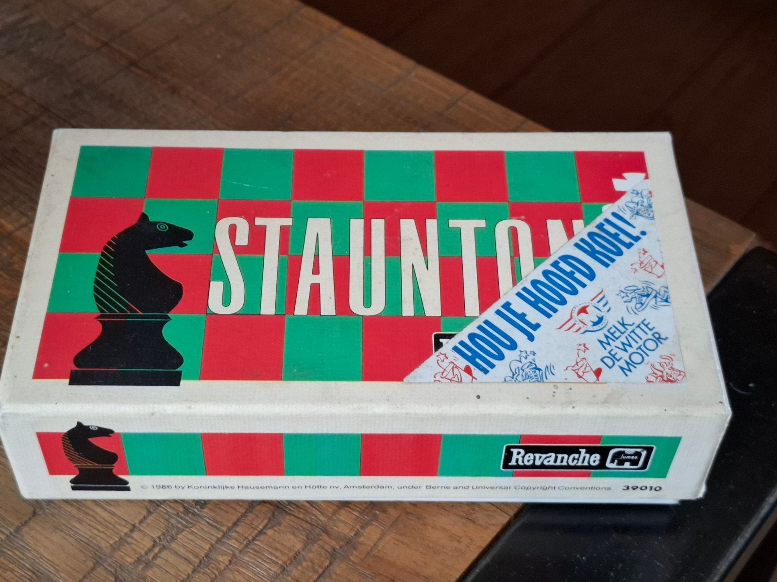Staunton Revanche vintage schaakstukken in nieuwstaat, Ophalen of Verzenden, Zo goed als nieuw, Revance