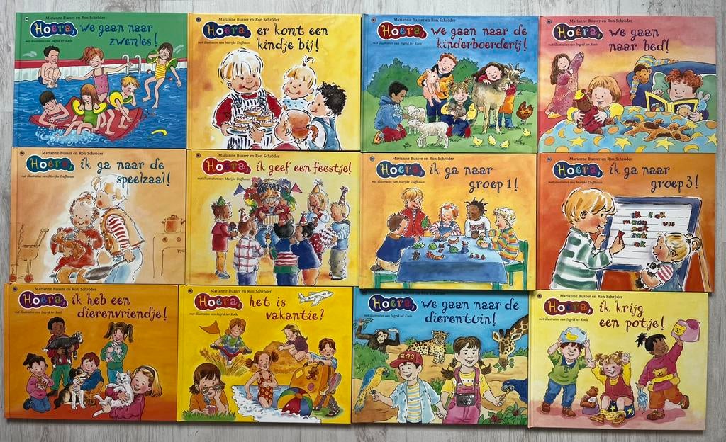 Hoera- boeken van Marianne Busser en Ron Schröder, Fictie algemeen, Jongen of Meisje, Ophalen of Verzenden, Zo goed als nieuw