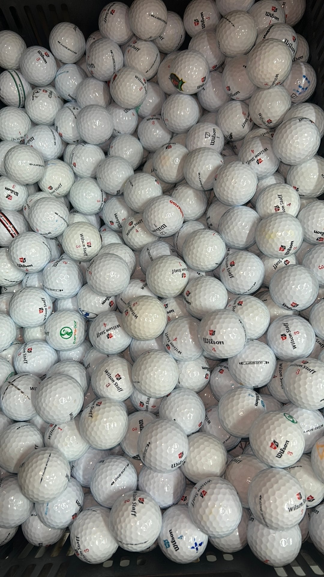 100 Stuks Wilson Staff Duo Soft Golfballen AAAA, Ophalen of Verzenden, Zo goed als nieuw, Bal(len)
