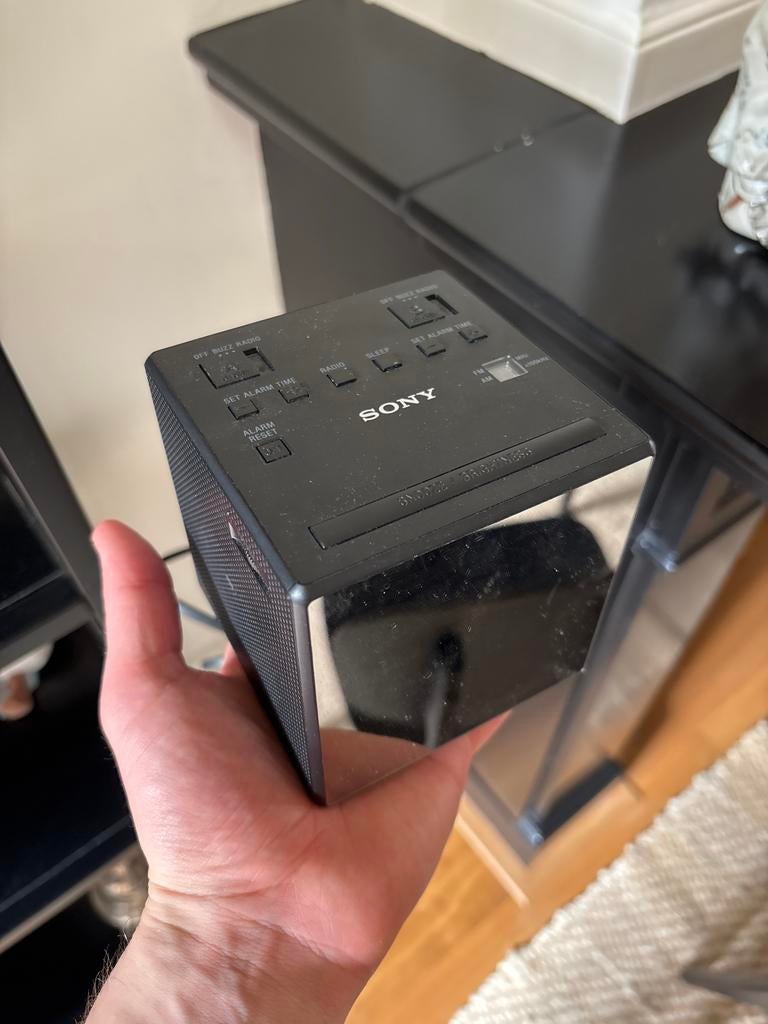 Sony ICF-C1T wekkerradio, Ophalen of Verzenden, Gebruikt, Radio
