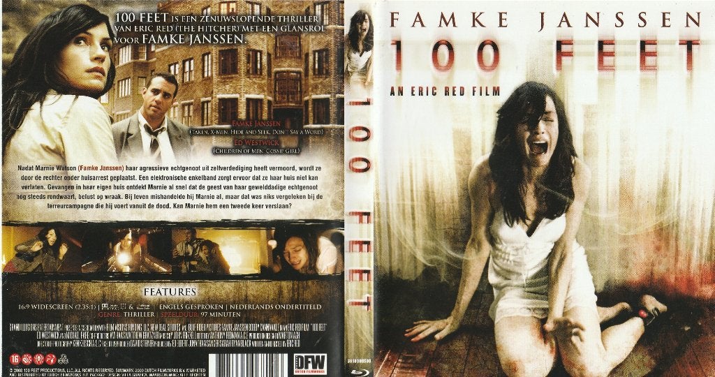 100 feet famke janssen blu ray ( ned. Ondert.), Cd's en Dvd's, Engels, Vanaf 16 jaar, Nederlands, Film