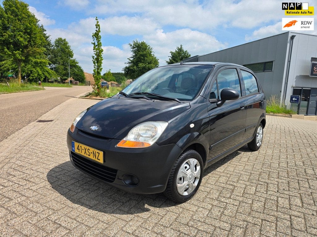 Chevrolet Matiz 0.8 Pure Nieuw A.P.K, Auto's, Chevrolet, Voorwielaandrijving, Airbags, Gebruikt, Zwart