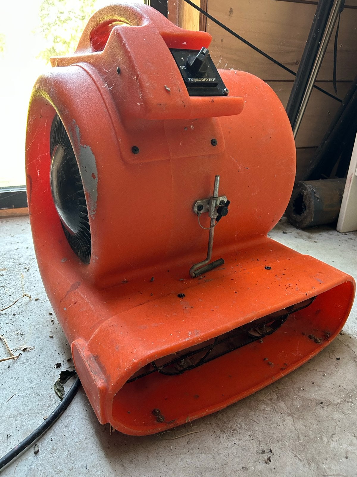 Drieaz Turbo Droger - Krachtige Vloerventilator, Witgoed en Apparatuur, Ventilatoren, Ophalen, Gebruikt, Vloerventilator