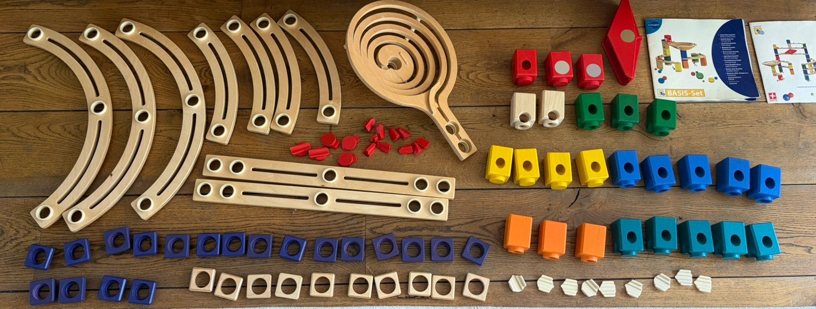 Hape Quadrilla houten knikkerbaan, Ophalen, Zo goed als nieuw