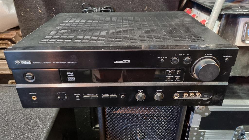 Yamaha RX-730 Audio Video Stereo Receiver versterker, Overige merken, Gebruikt, Ophalen of Verzenden, Complete surroundset