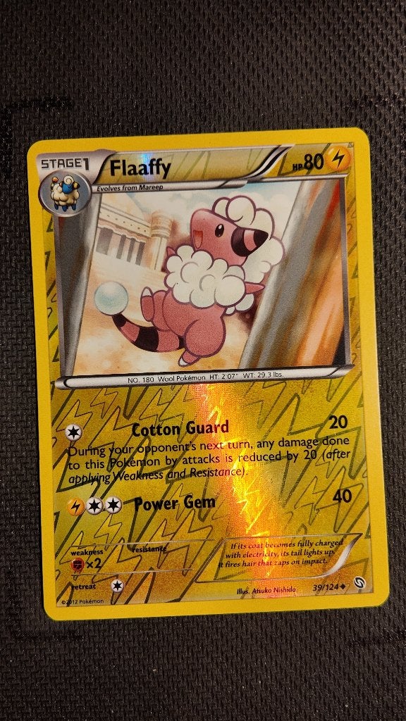 Flaaffy 39 Dragons Exalted | Pokemon kaart, Ophalen, Zo goed als nieuw, Losse kaart, Foil
