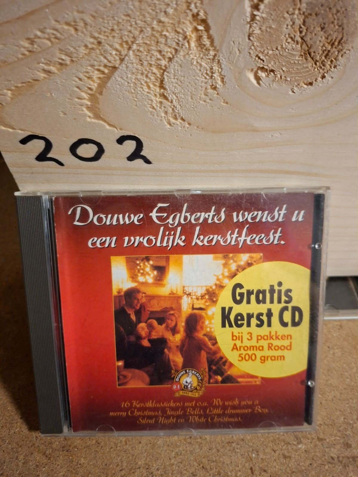 Douwe Egberts Kerst CD - Een Vrolijk Kerstfeest, Gebruikt, Kerst, Ophalen of Verzenden, Inclusief doosje