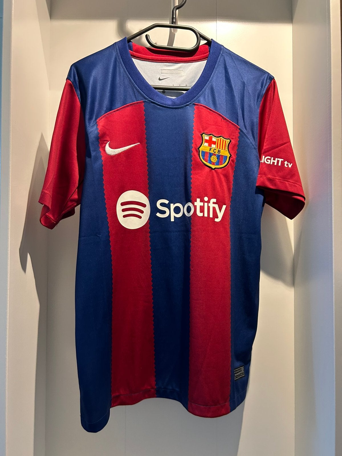 Barcelona thuis shirt 23/24 Frenkie de Jong, Ophalen of Verzenden, Zo goed als nieuw, Shirt