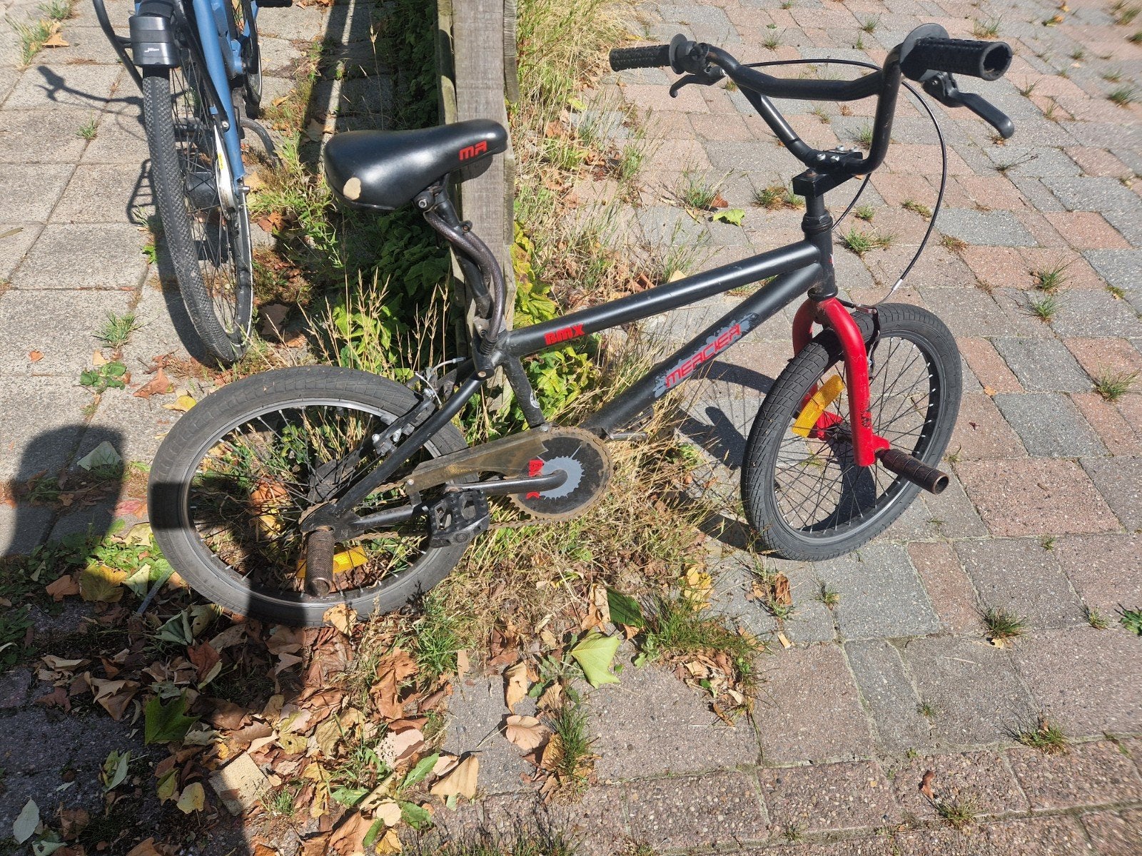 BMX fiets - Gebruikt, goede staat, Fietsen en Brommers, Fietsen | Crossfietsen en BMX, Ophalen, Staal, Velgrem, Mongoose