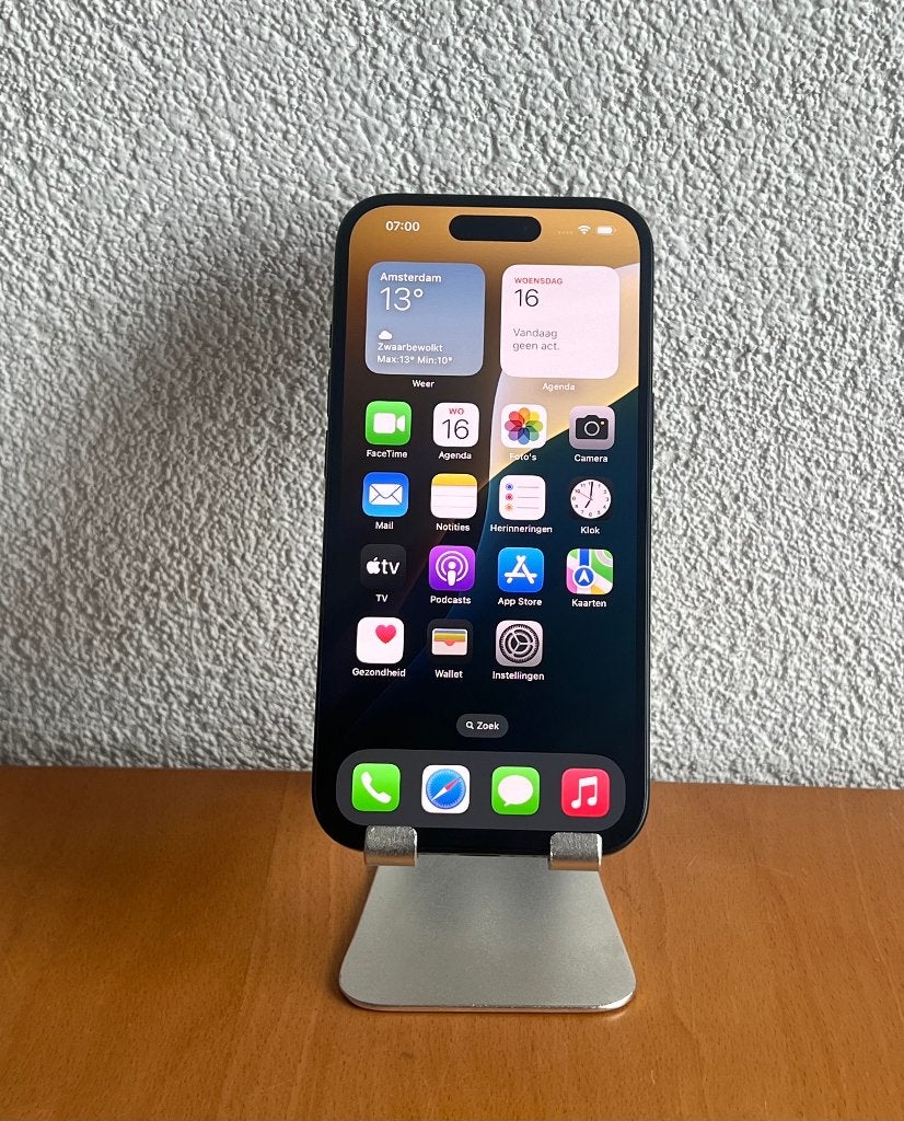 Apple iPhone 15 128GB Zwart | Garantie | Nette staat, 128 GB, IPhone 15, Zwart, Refurbished