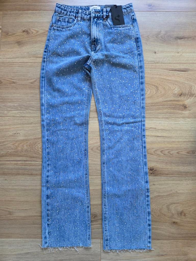 Spijkerbroek Shoeby, maat 170. Nooit gedragen, Broek, Meisje, Nieuw, Ophalen of Verzenden
