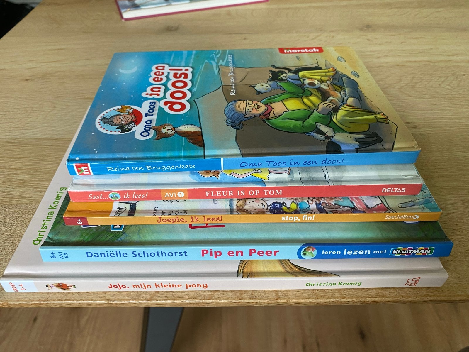 5 Kinderboeken leren lezen, harde kaft, Ophalen of Verzenden, Gelezen, Fictie algemeen