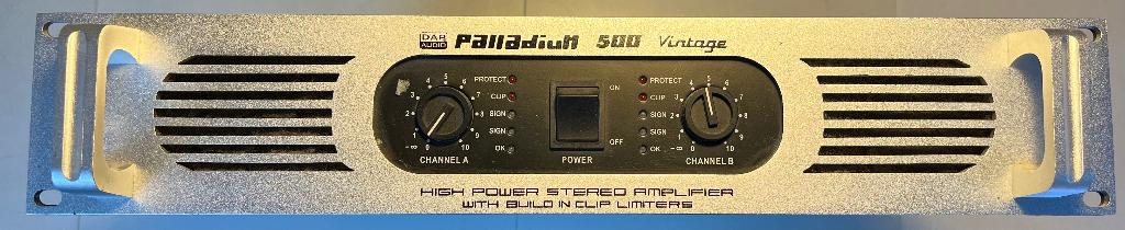 Eindversterker DAP Palladium 500 vintage, Ophalen, Zo goed als nieuw, 500 tot 1000 watt, P.A.