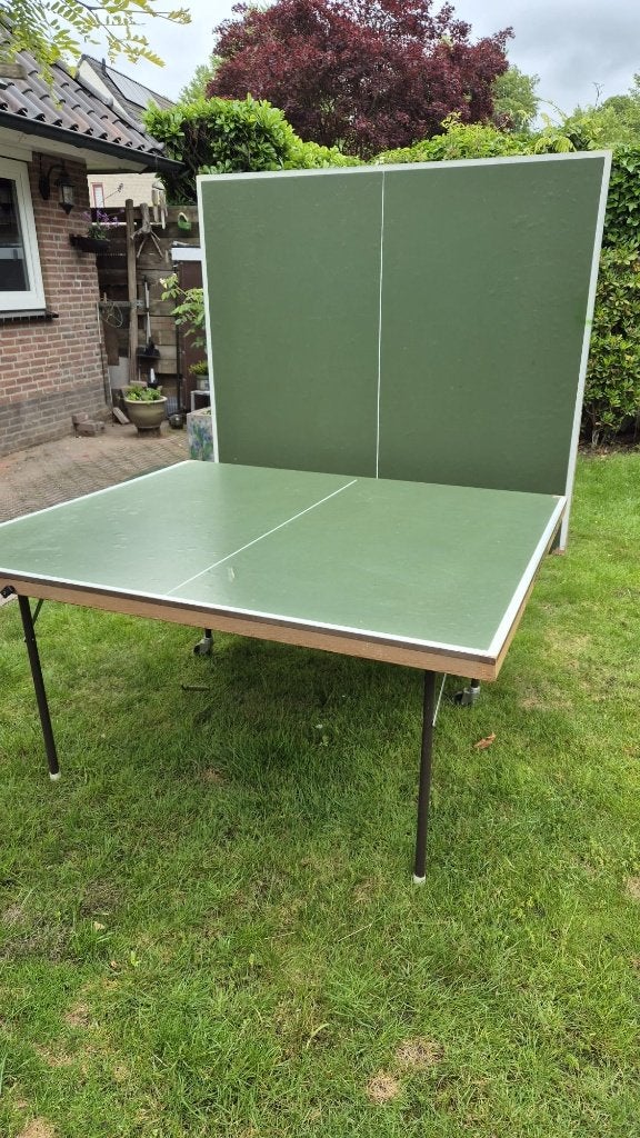 Heemskerk Tafeltennistafel (Type Rol '82) – Inclusief Net, Sport en Fitness, Ophalen, Gebruikt, Tafel Outdoor, Inklapbaar