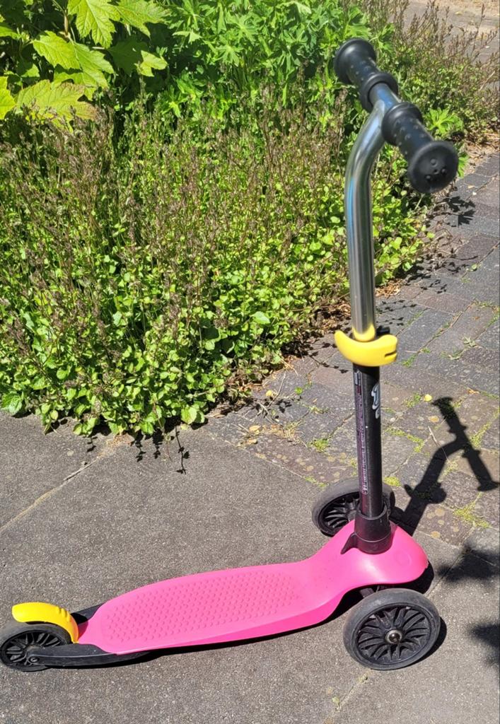 Oxelo B1 Step Roze - Perfect voor jonge beginners, Ophalen of Verzenden, Gebruikt, Gewone step, Oxelo